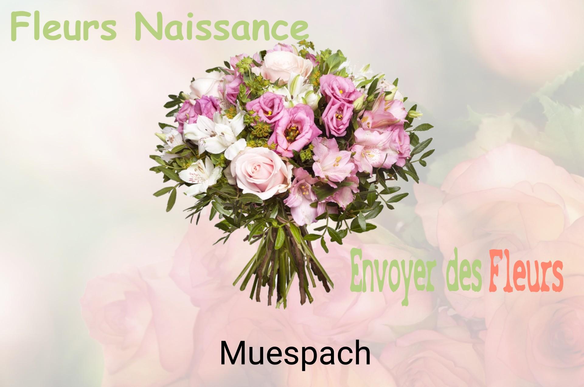 Bouquet de fleurs de naissance livré à Muespach